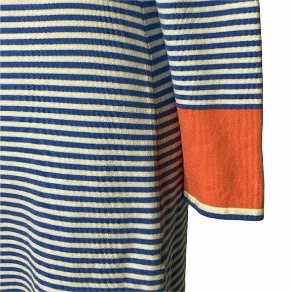 sail to Sable Knit Striped Blue White & Coral Dress Size XS - Picture 5 of 8